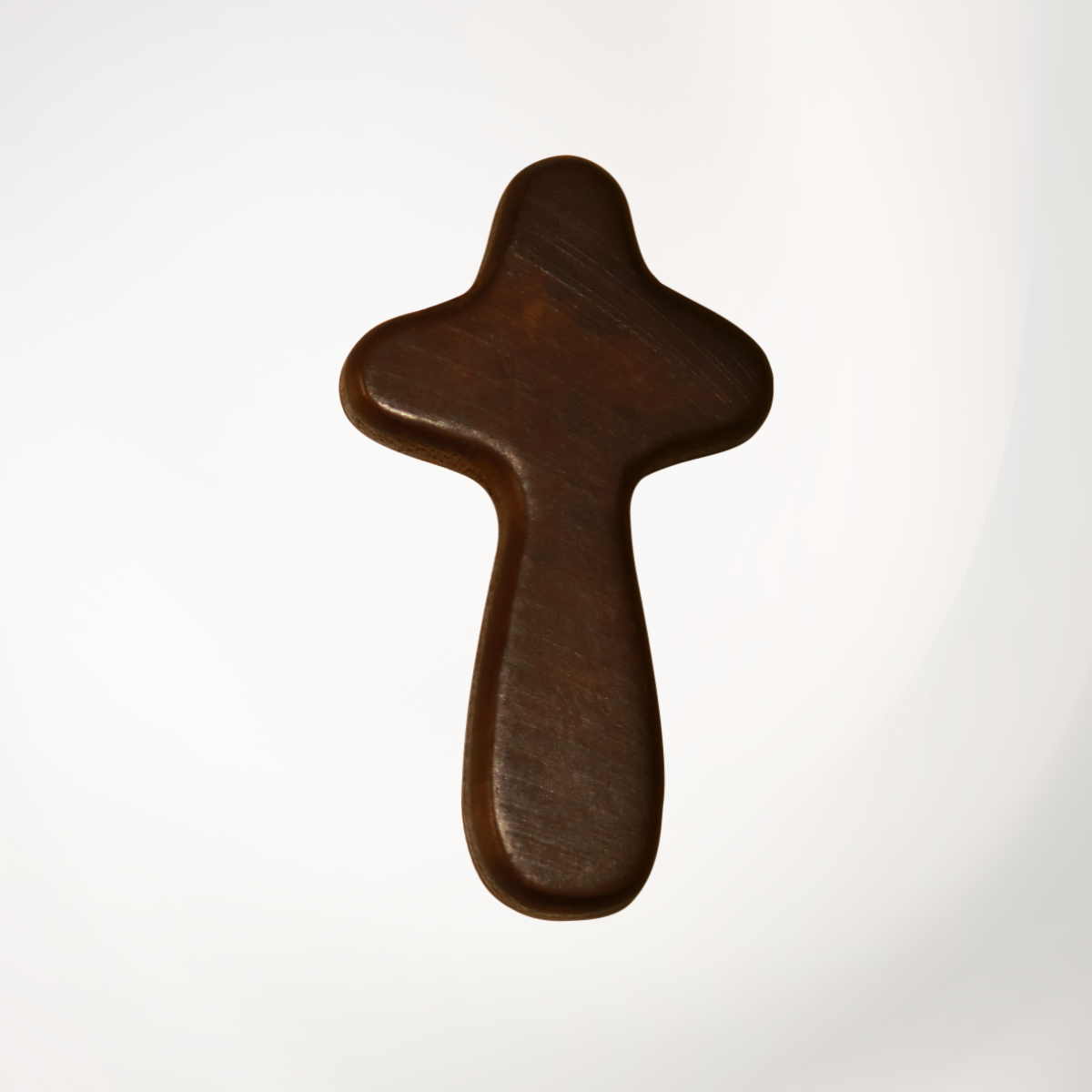 LINDEN WOOD COMFORT CROSS – DARK BROWN