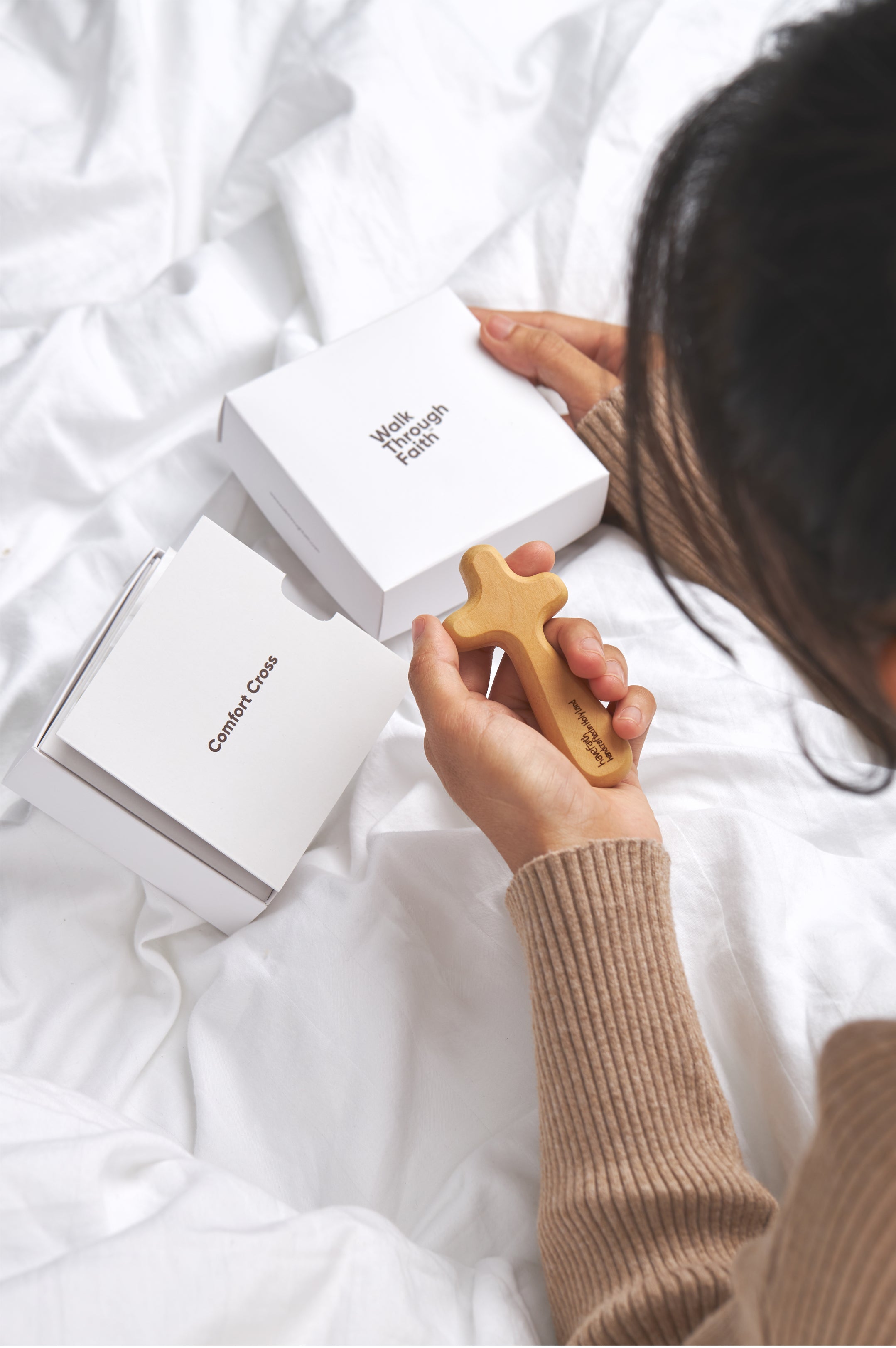 COMFORT CROSS FOR A CAUSE – MADE IN HOLY LAND • 30sets